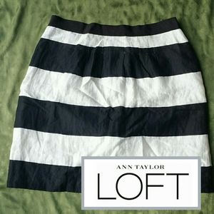 bold stripe skirt